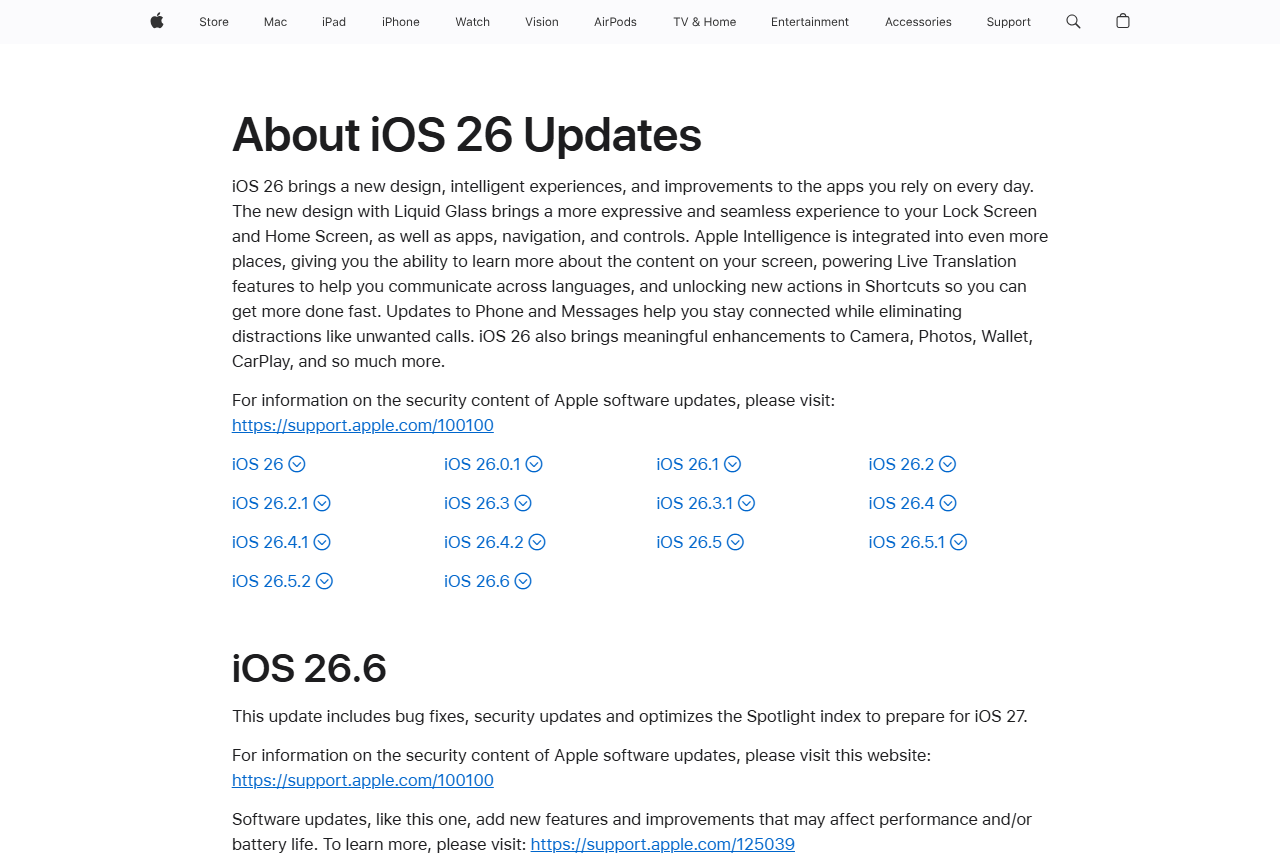 support.apple.com 화면 갈무리