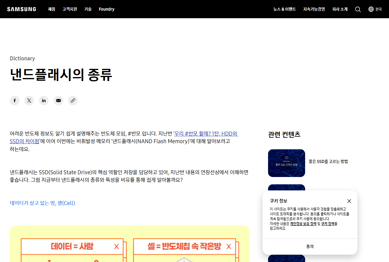 semiconductor.samsung.com 화면 갈무리